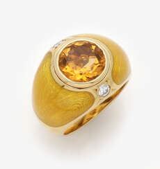 Fabergé Citrin-Ring von Victor Mayer