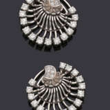 Paar Diamant-Ohrringe aus den 50er Jahren - Foto 1