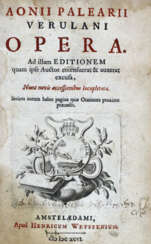 Palearius, A. (Antonio della Paglia).