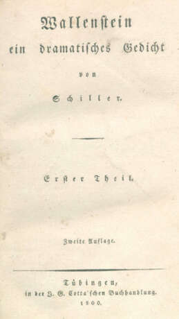 Schiller, (F.v.). - photo 1