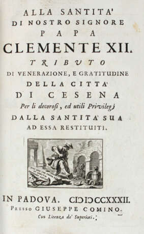 Clemens XII, Papst. - photo 1