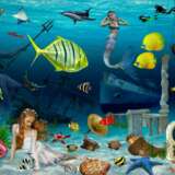 Подводная жизнь. Русалка морского дна. Set of 5 pcs. печать по заказу Giclée Contemporary realism Marine art Ukraine 2020 - photo 4