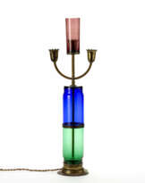 Table lamp with three lights