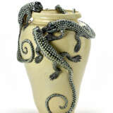 Francesco Molaroni. Large vase called "delle lucertole" decorated with four large salamanders - photo 1