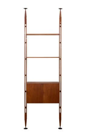 Franco Albini. One-module bookcase with a cabinet with two doors and two shelves - фото 1