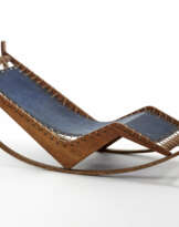 Rocking chaise longue later modified for mass production for the Poggi company