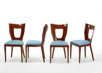 Lot consisting of four chairs 