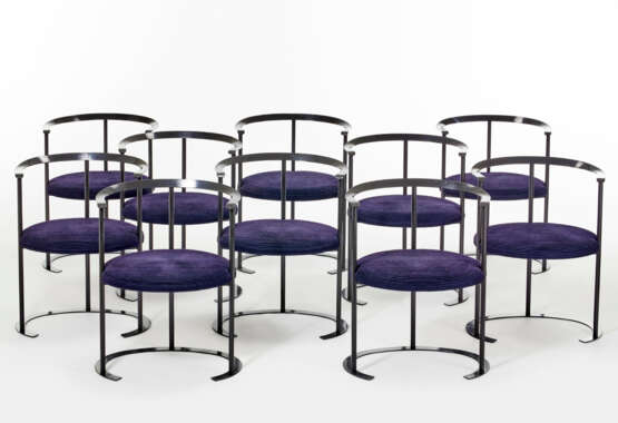 Luigi Caccia Dominioni. Lot consisting of ten armchairs - Foto 1