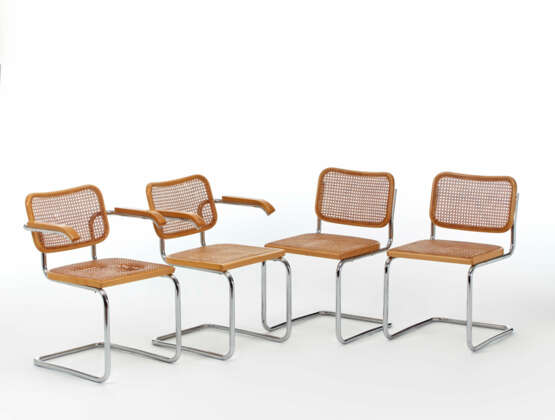 Marcel Breuer. Lot consisting of two chairs and two armchairs - фото 1