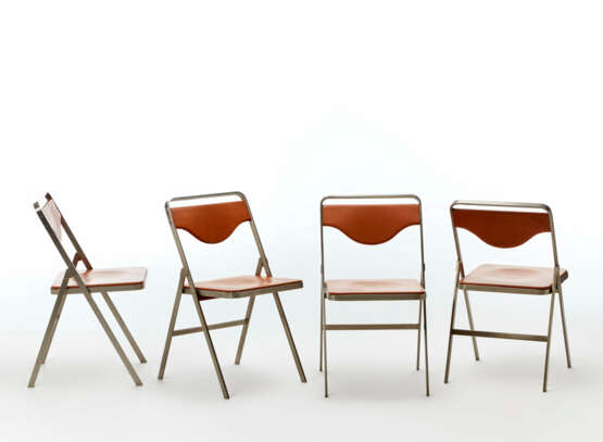 Gianni Moscatelli. Lot of four folding chairs - photo 1