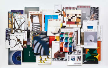 Lot consisting of fifty auction catalogs of 20th century design and decorative arts