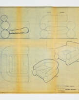 Heliocopy of the design of two variants for the