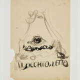 Tomaso Buzzi. L'occhiolettoAllegorical figuration with an eye framed by a canopy - Foto 1