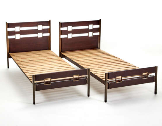 Ico Parisi. Pair of single beds of the series "Parisi 1" - фото 2