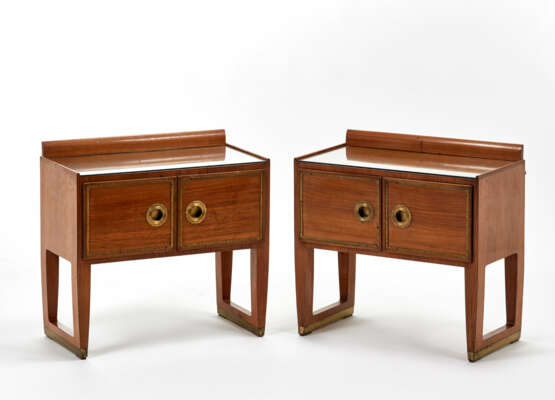 Antonio Cassi Ramelli. Pair of bedside tables with two doors - photo 1