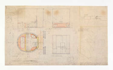 Studies for the executive details of Casa Zentner