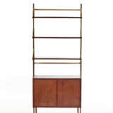 Feal. Bookcase with three open shelves and double door cabinet - Foto 1