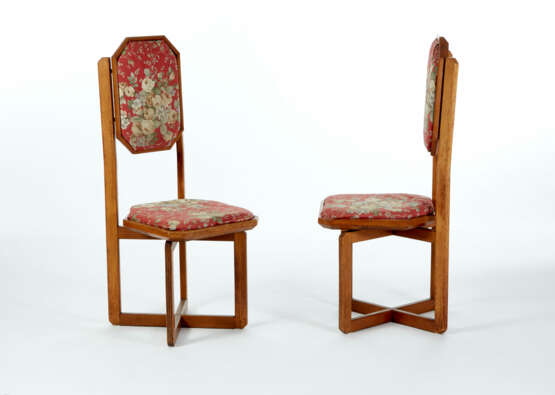 Angelo Vittorio Mira Bonomi. Pair of chairs - фото 1