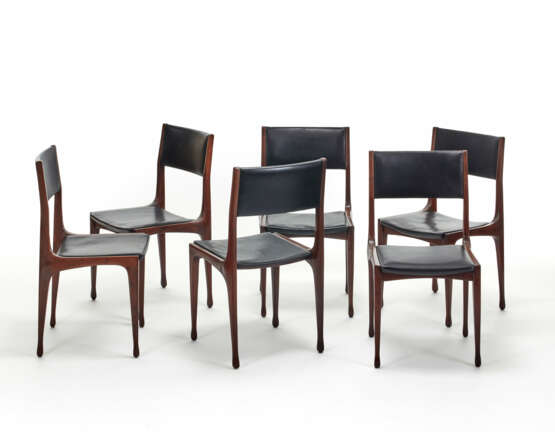 Carlo De Carli. Lot consisting of six chairs - фото 1