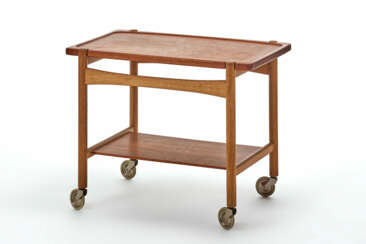 Two shelves trolley with removable top