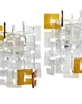 Pair of wall lamps