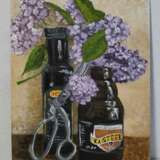Painting “Still life with bottles”, Canvas on cardboard, Oil paint, Realist, Still life, Russia, 2021 - photo 2