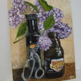 Painting “Still life with bottles”, Canvas on cardboard, Oil paint, Realist, Still life, Russia, 2021 - photo 3
