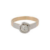 Ring mit Altschliffdiamant ca. 0,9 ct, - photo 2