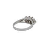 Ring mit Altschliffdiamanten von zusammen ca. 1 ct, - Foto 3