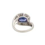 Ring mit Tansanit, oval facettiert, ca. 2,0 ct, - Foto 1