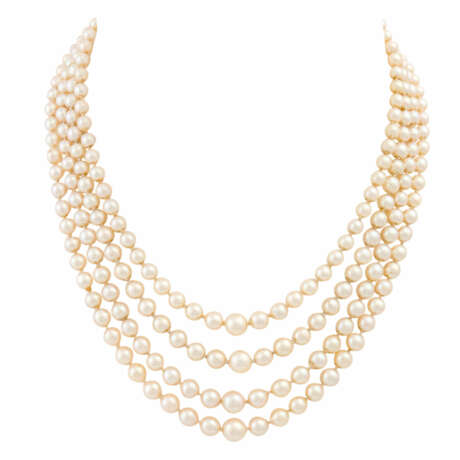 4-reihige Perlenkette - Foto 1