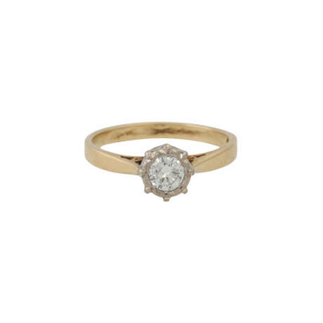 Ring mit Brillant ca. 0,35 ct, - photo 2