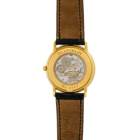 BLANCPAIN Vintage Villeret "Ultraflach", Ref. 0021-1418-55. Armbanduhr. Damaliger Neupreis: 10.600,- DM. - photo 2