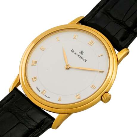 BLANCPAIN Vintage Villeret "Ultraflach", Ref. 0021-1418-55. Armbanduhr. Damaliger Neupreis: 10.600,- DM. - Foto 5