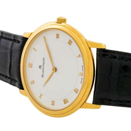 BLANCPAIN Vintage Villeret "Ultraflach", Ref. 0021-1418-55. Armbanduhr. Damaliger Neupreis: 10.600,- DM. - Foto 6