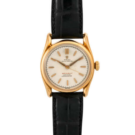 ROLEX Vintage Oyster Perpetual "Bubble Back", Ref. 5018. Armband. - Foto 1