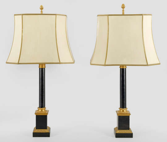 Paar große Tischlampen im Empire-Stil - фото 1