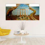 Painting “Stairway to Heaven”, Set of 3 pcs., Oil on canvas, Surrealism, philosophical theme, Ukraine, 2021 - photo 5