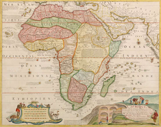 Seltene Karte von Afrika - photo 1