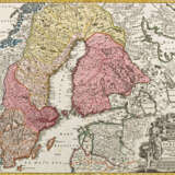 Zwei Karten von Dänemark und Schweden - photo 1