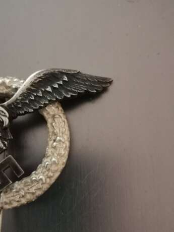 Luftwaffe “Pilot badge Junkers rare”, Buntmetal, Germany, 1942 - photo 4
