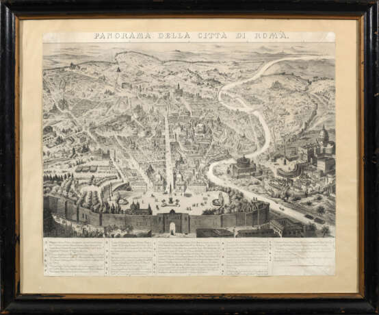 Rom-Ansicht "Panorama della citta di Roma". Originaltitel - фото 1