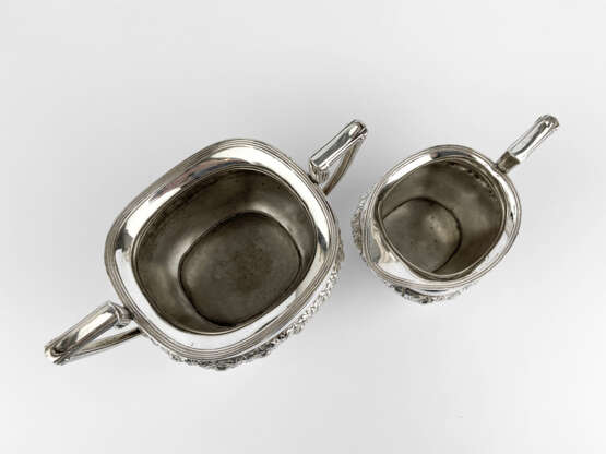 Чайный набор,  4 pcs., Lee & Wigfull Ltd., Silver plated metal, Англия, 1872 - photo 8
