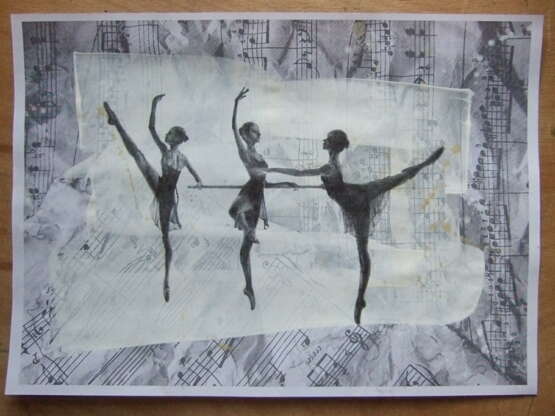Painting “Ballet, ballet, ballet ...”, Paper, Gouache, Романтический реализм, Portrait, Ukraine, 2021 - photo 4