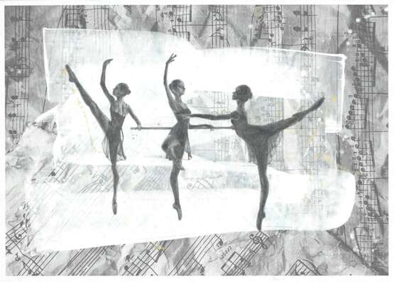 Painting “Ballet, ballet, ballet ...”, Paper, Gouache, Романтический реализм, Portrait, Ukraine, 2021 - photo 1