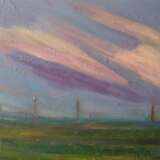 Painting “Sunset”, Canvas, Oil, Contemporary art, Landscape painting, Armenia, 2016 - photo 2
