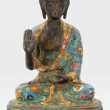 Cloisonné-Figur des Buddha-Shakyamuni - фото 1