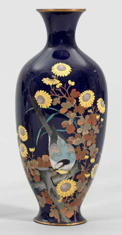 Japanische Cloisonné-Vase - Foto 1