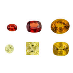 Konvolut farbige Steine: