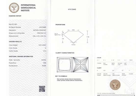 1 loser Diamant von 0,23 ct - photo 3